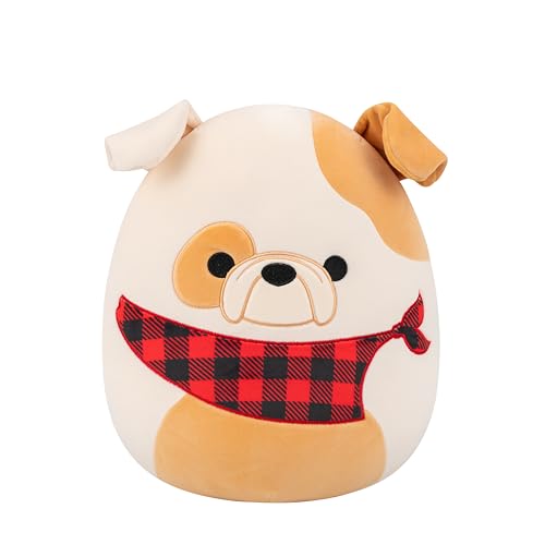 Squishmallows SQCR08585 - Brock die Bulldogge mit Bandana 30 cm, offizielles Jazwares Plüsch, superweiches Kuscheltier Squishmallows SQCR08585 - Brock die Bulldogge mit Bandana 30 cm, offizielles Jazwares Plüsch, superweiches Kuscheltier von Squishmallows