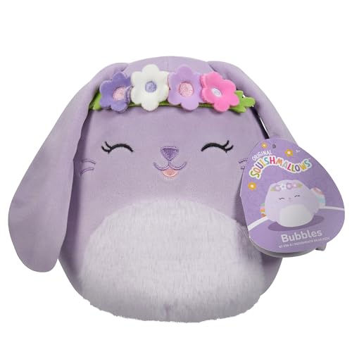 Squishmallows SQER00855 - Bubbles das Häschen 19 cm, offizielles Jazwares Plüsch, superweiches Kuscheltier von Squishmallows