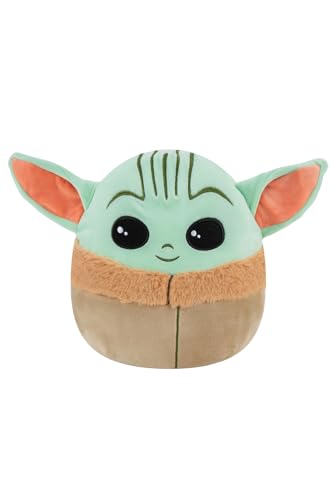 Squishmallows SQK0006 - Grogu 25 cm, offizielles Kelly Toys Plüsch, superweiches Kuscheltier, Das Kind von Squishmallows