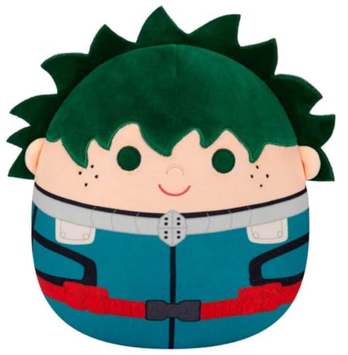 Squishmallows SQTE00004 My Hero Academia Izuku Midoriya Plüschtier, Mehrfarbig, 20 cm von Squishmallows