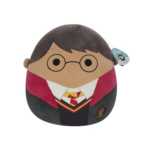 Squishmallows SQWB00098 - Harry Potter 25 cm, offizielles Jazwares Plüsch, superweiches Kuscheltier von Squishmallows