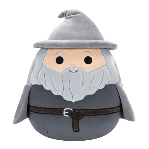 Squishmallows SQWB00314 - Der Herr der Ringe Gandalf 25 cm, offizielles Jazwares Plüsch, superweiches Kuscheltier von Squishmallows