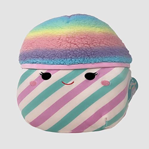 Squishmallows Seltener 30,5 cm großer Bevin Regenbogen-Schneekapsel-Plüsch – Fügen Sie Bevin zu Ihrem Squad hinzu, ultraweiches Stofftier, großes Plüschtier, offizielles Kellytoy Plüsch von Squishmallows