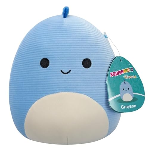 Squishmallows Squisharoys - Grayson der Dinosaurier 19 cm, offizielles Jazwares Plüsch, superweiches Kuscheltier - Seltenes Modell 2024 von Squishmallows