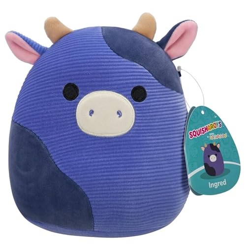 Squishmallows Squisharoys - Ingred die Kuh 19 cm, offizielles Jazwares Plüsch, superweiches Kuscheltier - Seltenes Modell 2024 von Squishmallows