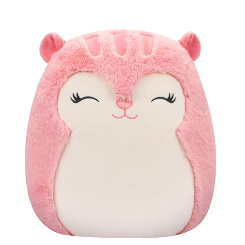 Squishmallows Squishmallow FuzzAMallows Plüschtier Amina das Eichhörnchen 30 cm – Ultra Selten Kuscheltiere von Squishmallows