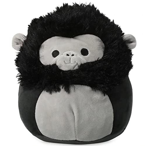 Squishmallows Squishmallow Offizielles Kellytoy Plüschtier Wildlife Zoo Squad Squishy weiches Plüschtier Tiere (Aron Gorilla, 19,1 cm) von Squishmallows