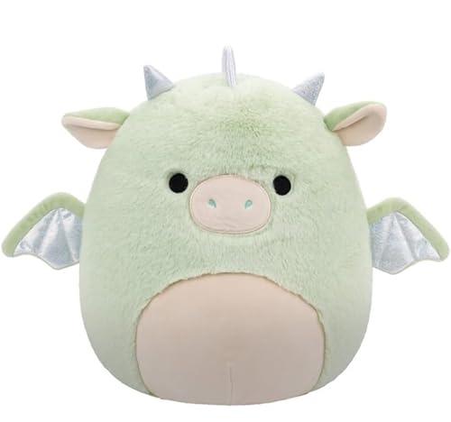 Squishmallows Squishmallow Plüschtier FuzzAMallows Drew der Drache 30 cm Kuscheltiere Original 2024 von Squishmallows