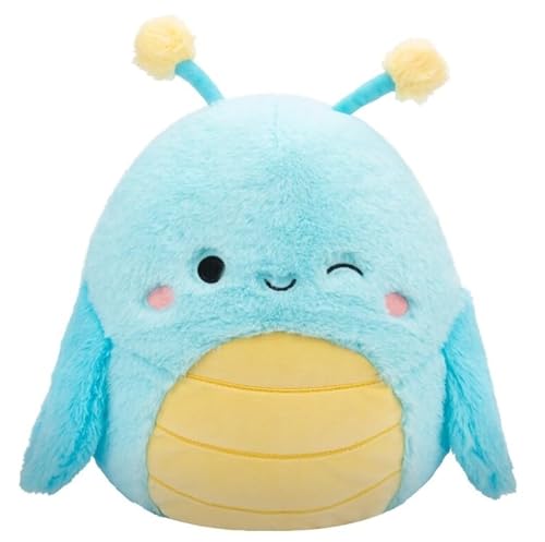 Squishmallows Squishmallow Plüschtier FuzzAMallows Giles die Heuschrecke 40 cm Kuscheltiere Original 2024 von Squishmallows