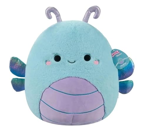 Squishmallows Squishmallow Plüschtier FuzzAMallows Heather die Libelle 40 cm Kuscheltiere Original 2024 von Squishmallows