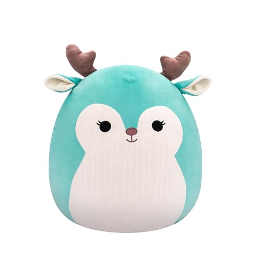 Squishmallows Squishmallow Plüschtier Lopsang, das Rehkitz 40 cm – Original Kuscheltiere von Squishmallows