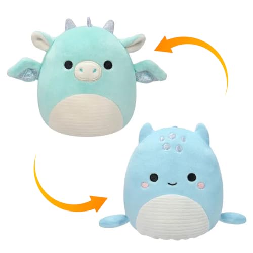 Squishmallows Zoll Flip-A-Mallows Kellytoy Plüsch (Miles & Lune), SQFP00176 von Squishmallows