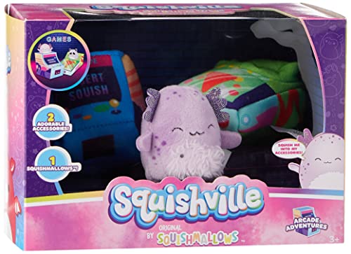 Squishville SQM0322 Arcade-Abenteuer-Set, 5,1 cm, Plüsch und Zubehör, Spielzeug für Kinder, Mehrfarbig von Squishville