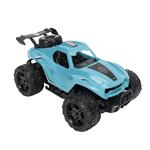 1/16 Ferngesteuertes Auto, RC-Auto, Kabelloses Spielzeugauto, 2,4 GHz, Simulierte Soundeffekte, 1/16 RC-Auto mit Gummireifen für Kinder ab 3 Jahren (Blau) von Srliya