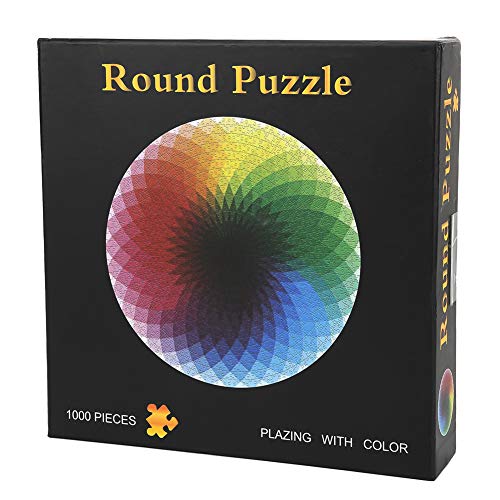 1000-teiliges Farbverlaufs-Puzzlespiel mit Präzisem Schneiden, Unregelmäßige Formen für Lernspielzeug, Leuchtende Farben-Puzzles für und Erwachsene von Srliya