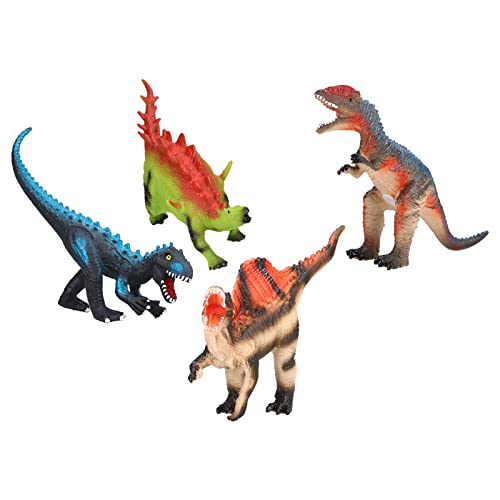 4 Stücke Simulation Dinosaurier Spielzeug Dinosaurier Modell Kunststoff Simulation Dinosaurier Modell Ornamente für Kinder, Dinosaurier Party Ornamente für Kinder (kl6-006) von Srliya