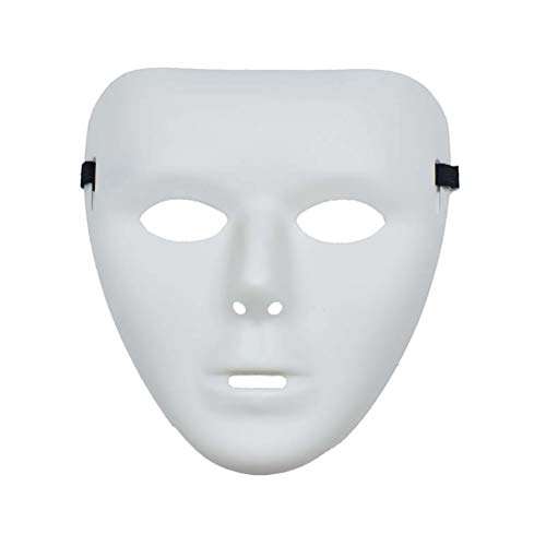 Anonyme Halloween-Maske, Horror-Gesichtsmaske Erwachsene, Requisiten, Plastikmaske, Tanzaufführungen (Sortierte Farbe) von Srliya