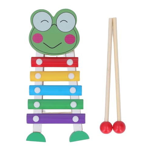 Baby-Percussion-Spielzeug, Holz, Xylophon, Mehrfarbig, Baby-Percussion-Musikinstrumente, Spielzeug für das Lernen Im Vorschulalter (Frosch) von Srliya