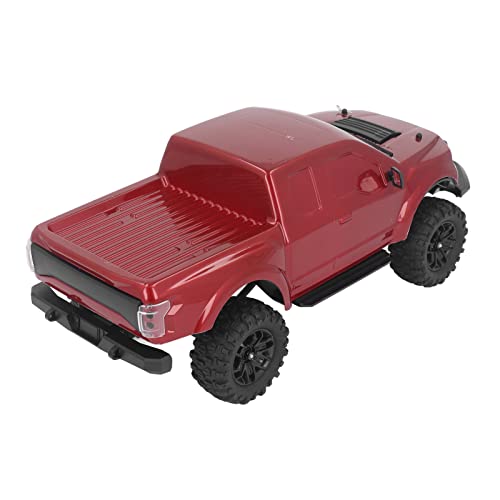 Fernbedienung Auto RC Off Road Auto Fernbedienung Auto RC Off Road Auto 1/16 Verhältnis 4 Rad Einzelradaufhängung PVC Explosionsgeschützte Schale Fernbedienung Auto Spielzeug (Rot) von Srliya