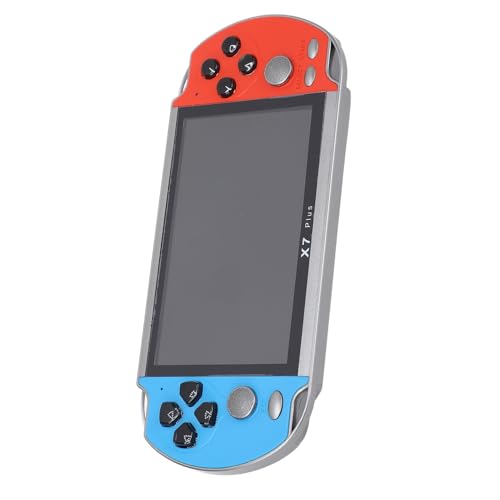 Handheld-Videospielkonsole mit 8 GB Speicher, Mehreren Emulatoren, Fortschrittsspeicherung, Wiederaufladbarem Akku für Endlosen Spielspaß, ABS-Material von Srliya