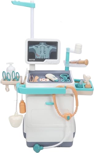 Kinder-Arzt-Set, Simuliertes Röntgen-Arzt-Set, Medizinisches Rollenspiel-Set für Krankenhäuser, Spielzeug-Arzt-Set mit Stethoskop, Medizinisches Spielzeug für Kleinkinder, von Srliya