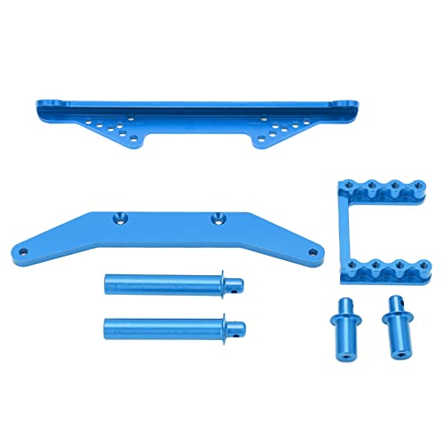 Leichte Slash-Karosseriehalterung aus Aluminiumlegierung, Stark, Lange Lebensdauer, Einfache Installation, mit Metallgehäusesäule, für Ferngesteuertes Slash 2WD-Auto (Blau) von Srliya