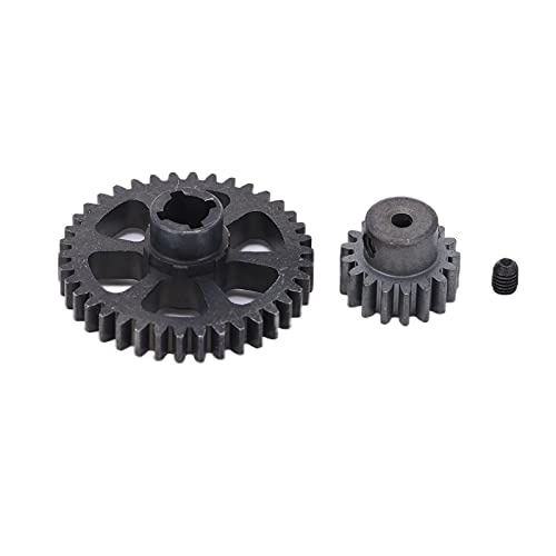 Metall-Untersetzungsgetriebe-Upgrade-Teile, Stahl, Schwarz, 16 G für Wltoys A949 A959 A969 A979 K929 RC-Car mit Einfacher Installation und Transport von Srliya