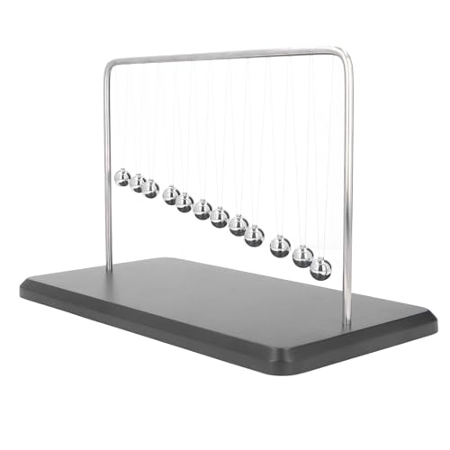 Newton Cradle Balance-Bälle, Reduzieren Ängste, Physik, Wissenschaft, Basteln, Schreibtischdekoration mit Schlangenform-Design für Physik-Enthusiasten, Kunststoff und Metall, 37 von Srliya