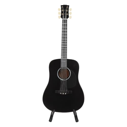 Ornament Miniatur Mini Gitarre Modell Klassisches Musikinstrument Miniatur Ornament Kinderzimmer Dekor Schwarz Ornament Miniatur Mini Gitarre Modell Klassisches Musikinstrument Miniatur Ornament Kinderzimmer Dekor Schwarz von Srliya