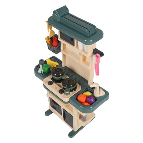 Pretend Kitchen Playset Toy, Hochsimuliertes Design mit Sound- und Lichteffekten für über 3 Jahre, Kunststoffmaterial, 73 cm Höhe von Srliya