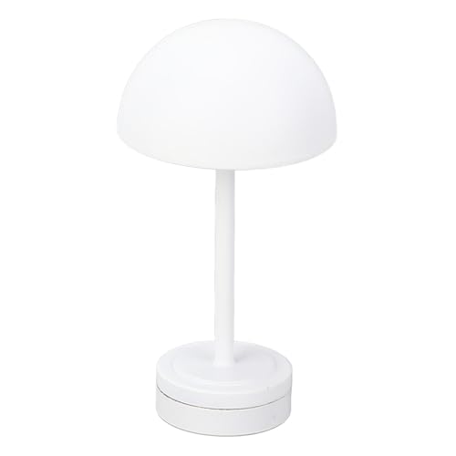 Puppenhaus-Dekorationslampe, Puppenhaus-Miniaturlampe, 1:12, Mini-Lampe, Batteriebetrieben, Weiße Halbrunde Puppenhaus-Tischlampe für Wohnzimmer, Büro, Schlafzimmer von Srliya