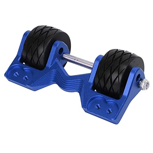 RC Car Head Up Wheel Verstellbare Stabile Aluminiumlegierung Wheelie Bar Traxxas MAXX 1/10 RC Car (Blau) von Srliya