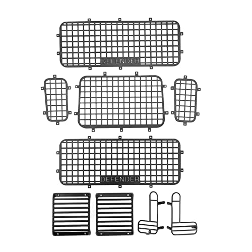 RC-Metall-Fenstergitter-Simulation, Exquisit, Verhindert Kratzer, RC-Verteidiger-Fensterschutz Traxxas TRX4 RC-Autos von Srliya