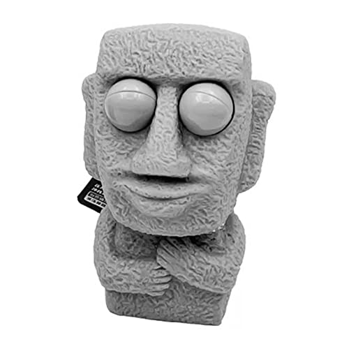 Rock Squeeze Toy Glaring Eyes Stressabbau, Sensorisches Spielzeug Zur Emotionalen und Körperlichen Entspannung, aus Kunststoff, von Srliya