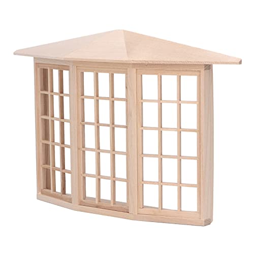 Srliya 1:12 Puppenhaus Mini 45-Grad-Ecke Dreiseitiges Fenster Puppenhaus Erkerfenster Exquisite Miniatur-Holzecke 3-seitiges Fenstermodell Heimwerker Srliya 1:12 Puppenhaus Mini 45-Grad-Ecke Dreiseitiges Fenster Puppenhaus Erkerfenster Exquisite Miniatur-Holzecke 3-seitiges Fenstermodell Heimwerker von Srliya