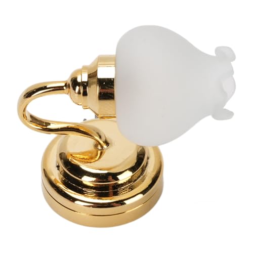 Srliya 1:12 Puppenhaus Miniatur Wandlampe Geformte Realistische Miniatur -Wandlampe mit Schalter für den Flur des Wohnzimmers Srliya 1:12 Puppenhaus Miniatur Wandlampe Geformte Realistische Miniatur -Wandlampe mit Schalter für den Flur des Wohnzimmers von Srliya