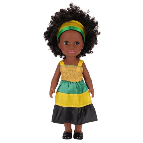 Srliya 14inch Schwarze Puppe Afrikanische Babypuppe Innovative Veränderliche Kleidung Beruhigend Spielzeug für Kinder Srliya 14inch Schwarze Puppe Afrikanische Babypuppe Innovative Veränderliche Kleidung Beruhigend Spielzeug für Kinder von Srliya