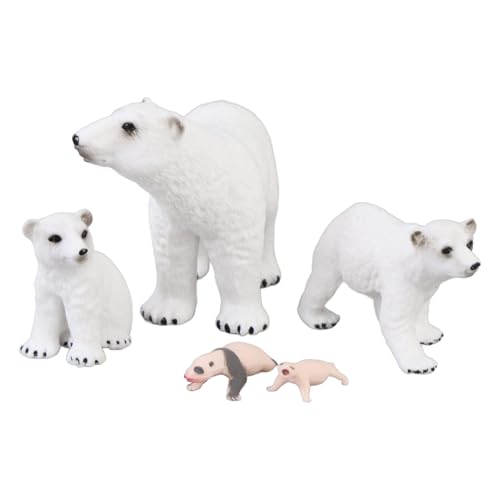 Srliya 5pcs Simulation Tiermodell Simulation Polar Bären Wachstum Originament Kinder Kognitiver Wachstum Zyklus Tierspielzeug für Kinder Srliya 5pcs Simulation Tiermodell Simulation Polar Bären Wachstum Originament Kinder Kognitiver Wachstum Zyklus Tierspielzeug für Kinder von Srliya