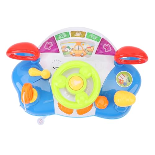 Srliya Baby-Lenkrad-Spielzeug mit Sound-Licht, Frühe Bildung Fördert Sensorisches Kleinkind-Fahrrad für und Mädchen von Srliya