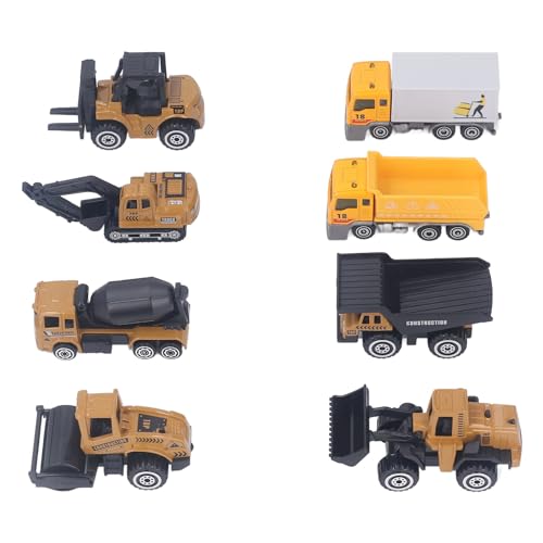 Srliya Baufahrzeug-Set Jungen, 1:60, Baufahrzeug-Modell, Legierung, Druckguss, Technische Autos, Modellspielzeug von Srliya