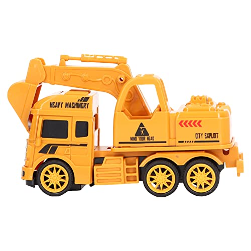 Srliya Baufahrzeugspielzeug für Kinder, Echte Form, Schiebesimulation, Kunststofftechnik, Trägheitsspielzeugauto für Geburtstagsüberraschung, Technisches Fahrzeugspielzeug (Bagger Srliya Baufahrzeugspielzeug für Kinder, Echte Form, Schiebesimulation, Kunststofftechnik, Trägheitsspielzeugauto für Geburtstagsüberraschung, Technisches Fahrzeugspielzeug (Bagger von Srliya