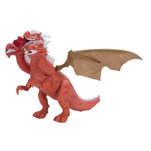 Srliya Elektrisches Laufendes Dinosaurierspielzeug, 3-köpfiges Pädagogisches Dinosaurierspielzeug mit Sound- und Lichteffekten Srliya Elektrisches Laufendes Dinosaurierspielzeug, 3-köpfiges Pädagogisches Dinosaurierspielzeug mit Sound- und Lichteffekten von Srliya