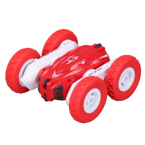 Srliya Fernbedienung Auto Doppelseitiges RC Stunt Auto Doppelseitiges RC Stunt Auto 2,4 G HZ Drahtlose Kleine 360 ​​Grad Flips RC Stunt Auto für Kinder (Rot) von Srliya