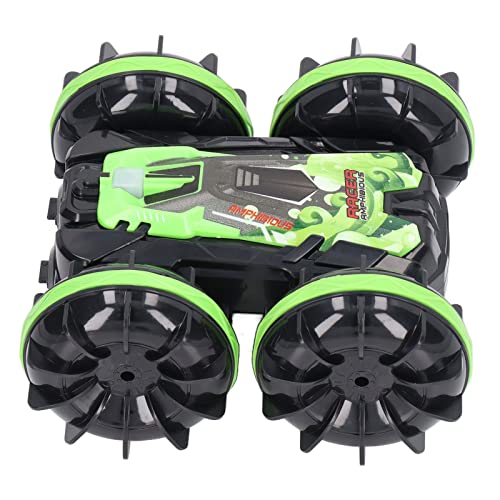 Srliya Fernbedienung Boot RC Stunt Fahrzeug RC Stunt Auto 2,4G Amphibien Fernbedienung Auto 360 Grad Rotierenden wasserdichte RC Stunt Auto Fahrzeug (Grün) von Srliya