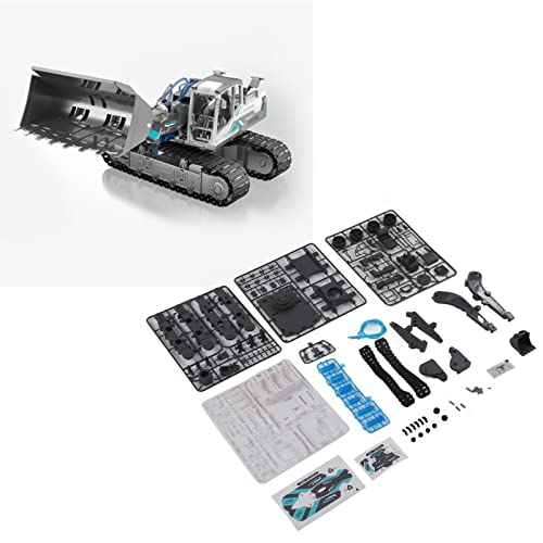 Srliya Ingenieurfahrzeug-Spielzeug, Selbstgebautes Hydraulisches Raupen-Technikfahrzeug Kinder (Bulldozer) von Srliya