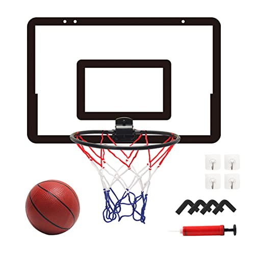 Srliya Mini-Basketballkorb-Set für den Innenbereich, Kostenloser, Mobiler Mini-Basketballkorb Zum Aufhängen für die Tür, Hochfestes PVC-Material, REGT den Bewegungsdrang der an von Srliya