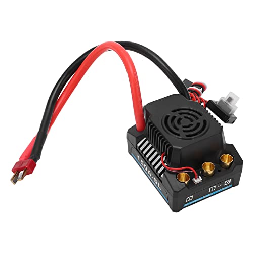 Srliya RC Brushless ESC 150A BCE Ausgang 5A 5,8V Wasserdichter Staubdichter Schwarzer Bürstenloser ESC für RC Truck von Srliya