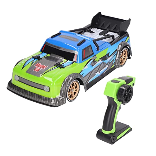 Srliya RC-Drift-Auto, RC-Sport-Rennwagen, Ferngesteuertes Drift-Auto mit LED-Licht, Maßstab 1:16, RC-Sport-Rennwagen mit Auspuffeffekt für Erwachsene und Kinder, Blau von Srliya