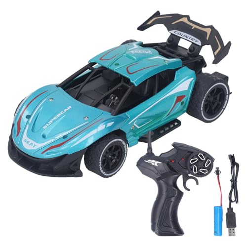 Srliya RC-Rennwagen, Ferngesteuerter Sportwagen, RC-Sportwagen, Ferngesteuerter Sportwagen, 2,4 GHz, Hochgeschwindigkeits-Antikollisions-RC-Sport-Rennspielzeugautomodell (Blau) von Srliya