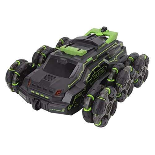 Srliya RC Stunt-Auto, 2,4 G Gestenerkennung, 360-Grad-Drehung, Dual-Fernbedienung, Schwenkarm, 6, RC-Off-Road-Stunt-Truck, RC-Auto, RC-Stunt-Auto, RC-Off-Road-Stunt-Truck (Grün) von Srliya